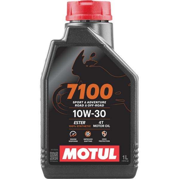 MOTUL 7100 10W-30 4T 100% Synthetic Motor Oil 1L