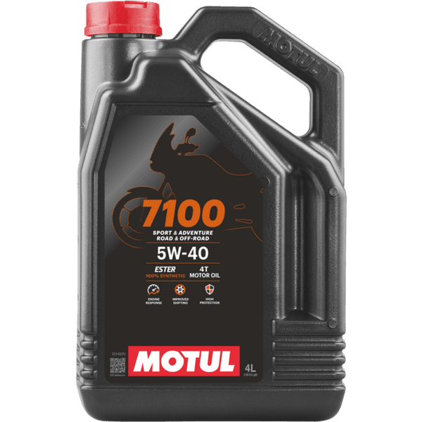 MOTUL 7100 5W-40 4T 100% Synthetic Motor Oil 4L