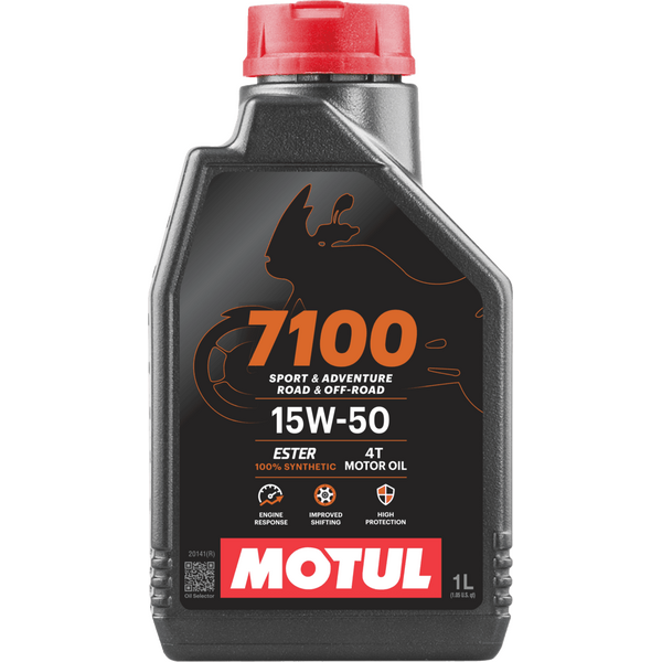 MOTUL 7100 15W-50 4T 100% Synthetic Motor Oil 1L
