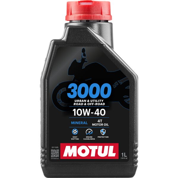 MOTUL 3000 10W-40 4T Mineral Motor Oil 1L