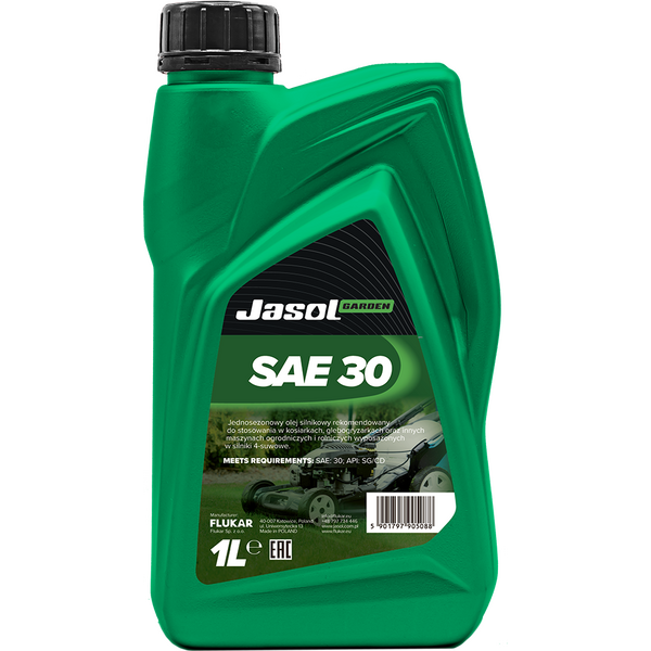 JASOL Garden SAE 30 SG/CD 4T Mineral Oil 1L