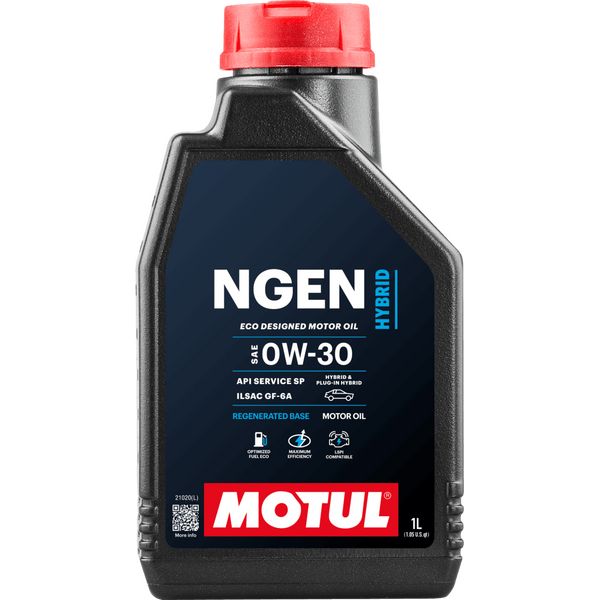 MOTUL Ulei de motor sintetic reciclat NGEN Hybrid 0W-30 1L (API SP, ILSAC GF-6A)