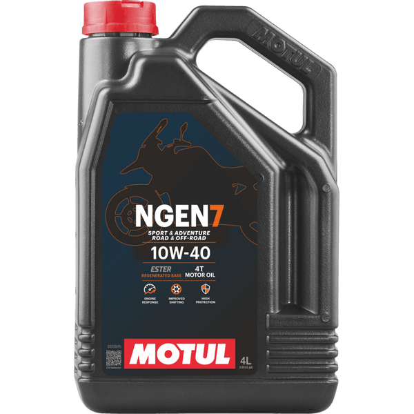 MOTUL NGEN 7 10W-40 4T 재활용 합성 에스테르 기반 엔진 오일 4L (API SP, JASO MA2)